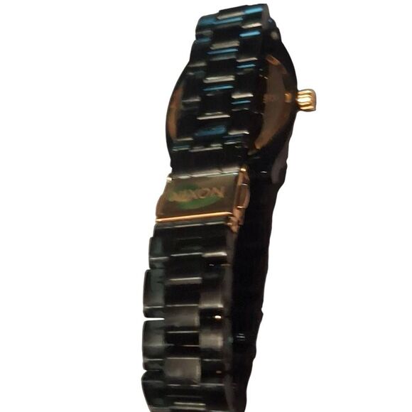 Nixon Acetate Time Teller Watch – Aqua with Pink Face - Picture 5 of 8